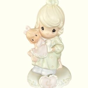 🧨VINTAGE PRECIOUS MOMENTS FIGURE “Growing in Grace” 4th Birthday Collectible